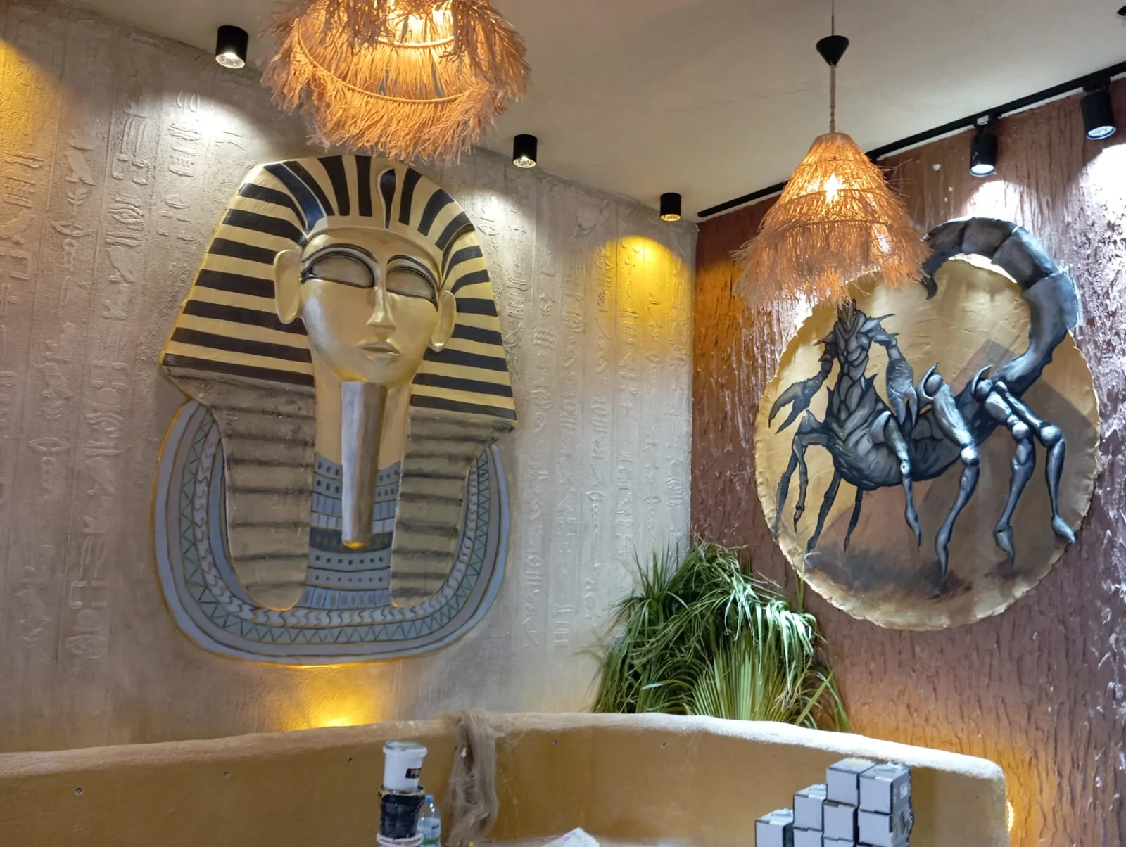 Cafe iç mekân aydınlatması